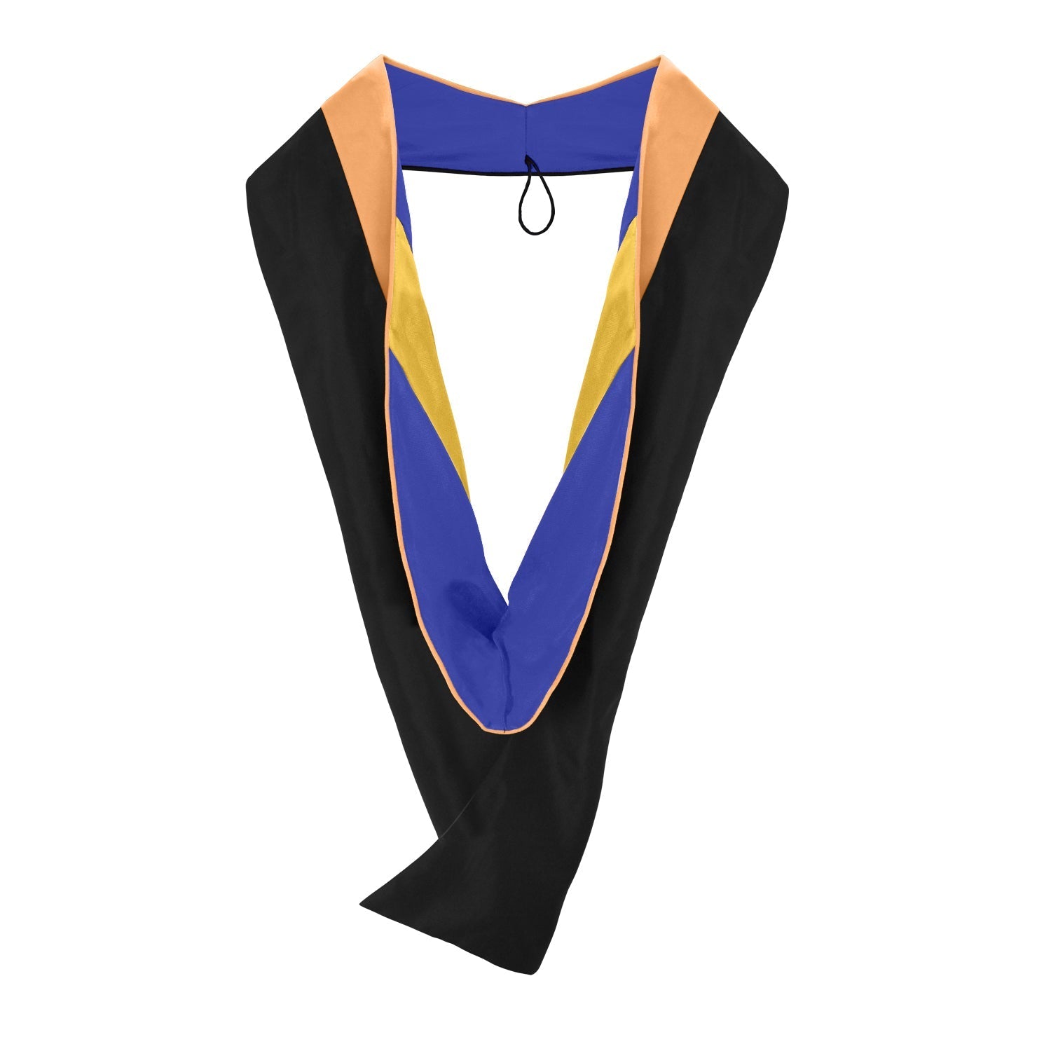 Masters Hood For Nursing - Apricot/Royal Blue/Gold by Wholesale Grad Supply