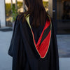 Masters Hood For Physical Education, Physical Science, Hygiene, Health & Rehab. - Sage/Red/Black by Wholesale Grad Supply