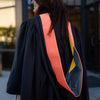 Masters Hood For Public Health - Salmon/Navy Blue/Gold by Wholesale Grad Supply