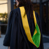 Masters Hood For Science, Mathematics, Political Science - Gold/Green/Gold by Wholesale Grad Supply