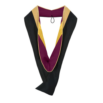 Masters Hood For Social Work, Social Science, Social Service - Citron/Maroon/Gold by Wholesale Grad Supply