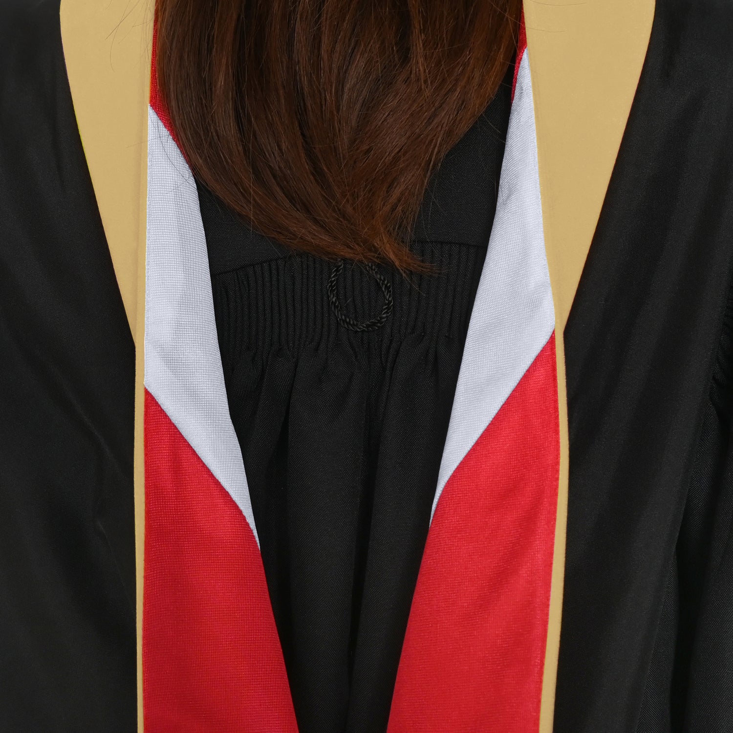Masters Hood For Social Work, Social Science, Social Service - Citron/Red/White by Wholesale Grad Supply