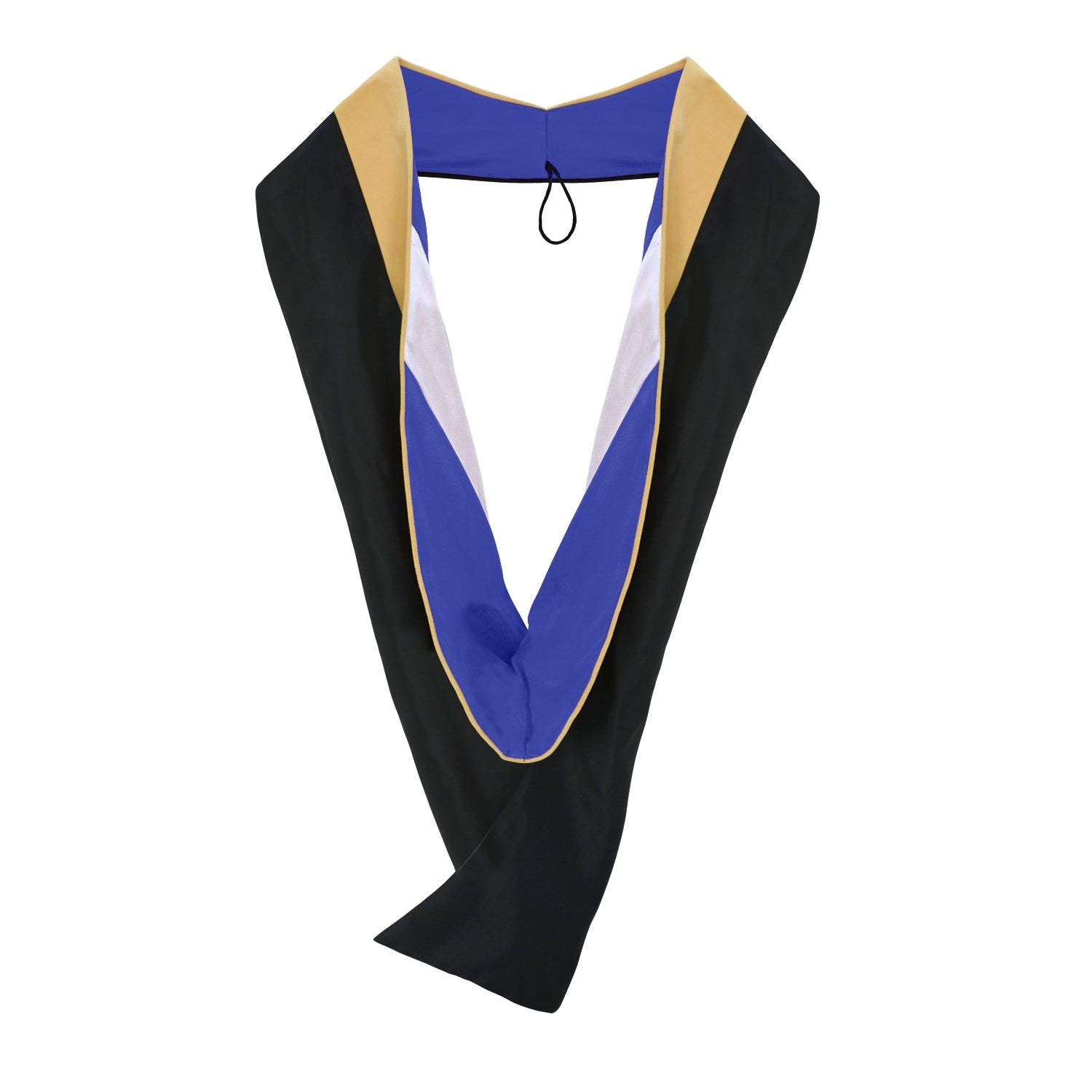 Masters Hood For Social Work, Social Science, Social Service - Citron/Royal Blue/White by Wholesale Grad Supply