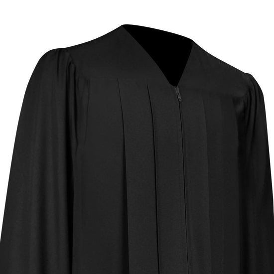 Matte Black Graduation Gown by Wholesale Grad Supply