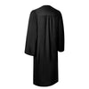 Matte Black Graduation Gown & Cap by Wholesale Grad Supply