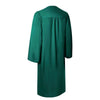 Matte Emerald Green Graduation Gown & Cap by Wholesale Grad Supply