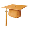 Matte Gold Graduation Cap & Tassel by Wholesale Grad Supply