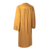 Matte Gold Graduation Gown by Wholesale Grad Supply