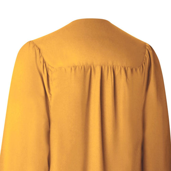 Matte Gold Graduation Gown by Wholesale Grad Supply