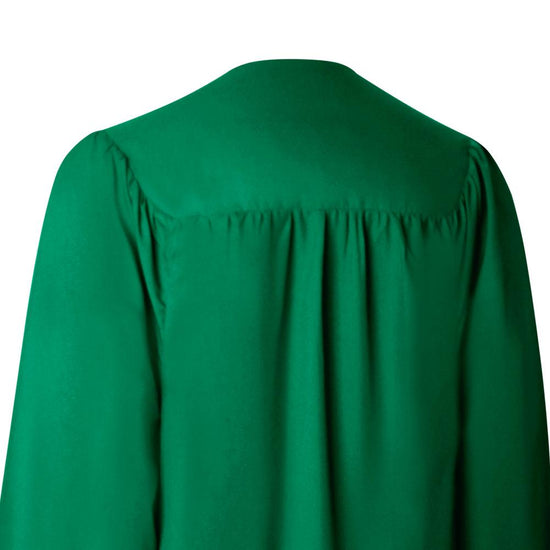 Matte Green Graduation Gown by Wholesale Grad Supply