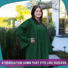Matte Hunter Green Graduation Gown by Wholesale Grad Supply