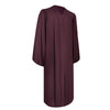 Matte Maroon Graduation Gown by Wholesale Grad Supply