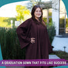 Matte Maroon Graduation Gown by Wholesale Grad Supply