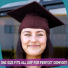 Matte Maroon Graduation Gown & Cap by Wholesale Grad Supply