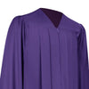 Matte Purple Graduation Gown by Wholesale Grad Supply