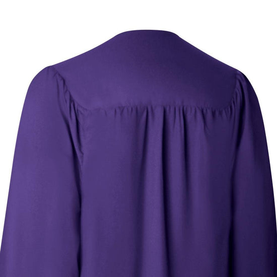 Matte Purple Graduation Gown by Wholesale Grad Supply