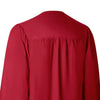 Matte Red Graduation Gown by Wholesale Grad Supply