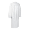 Matte White Graduation Gown by Wholesale Grad Supply