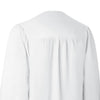 Matte White Graduation Gown by Wholesale Grad Supply