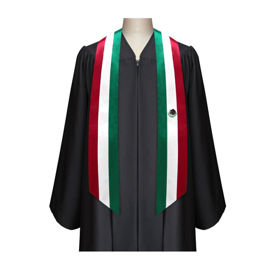 Mexico International Graduation Stole/Sash Study Abroad Graduate by Wholesale Grad Supply