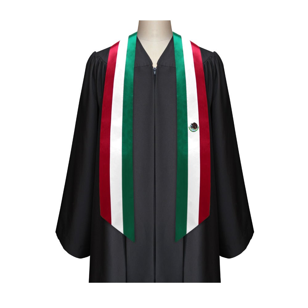 Mexico International Graduation Stole/Sash Study Abroad Graduate by Wholesale Grad Supply
