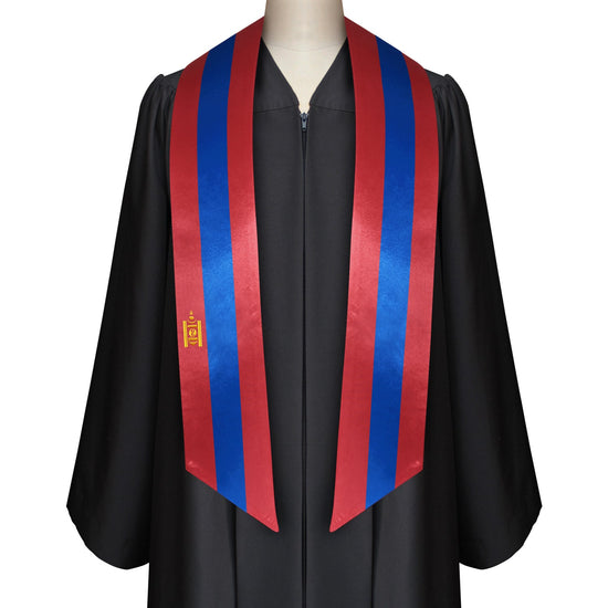 Mongolia International Graduation Stole/Sash Study Abroad Graduate by Wholesale Grad Supply