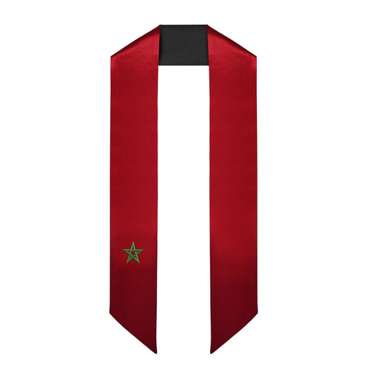 Morocco International Graduation Stole/Sash Study Abroad Graduate by Wholesale Grad Supply
