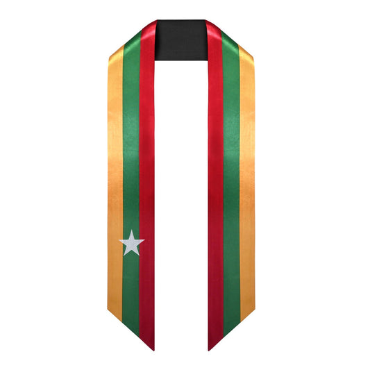 Myanmar International Graduation Stole/Sash Study Abroad Graduate by Wholesale Grad Supply