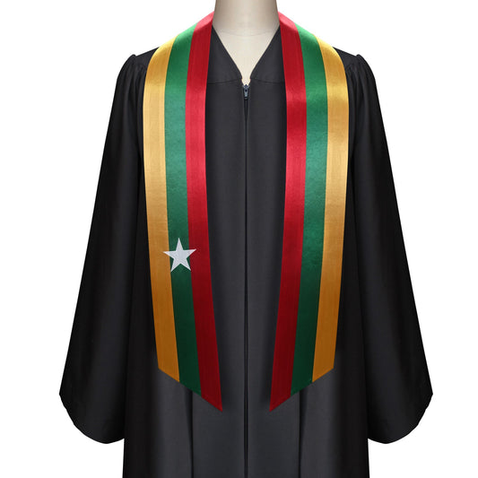 Myanmar International Graduation Stole/Sash Study Abroad Graduate by Wholesale Grad Supply