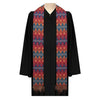 Native American Graduation Stole with Feather Tipped Fringes by Wholesale Grad Supply