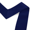 Navy Blue Class of 2025 Graduation Stole/Sash with Classic Tips by Wholesale Grad Supply