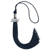 Navy Blue Graduation Tassel with Silver Bling Charm by Wholesale Grad Supply
