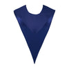 Navy Blue Graduation V-Stole by Wholesale Grad Supply