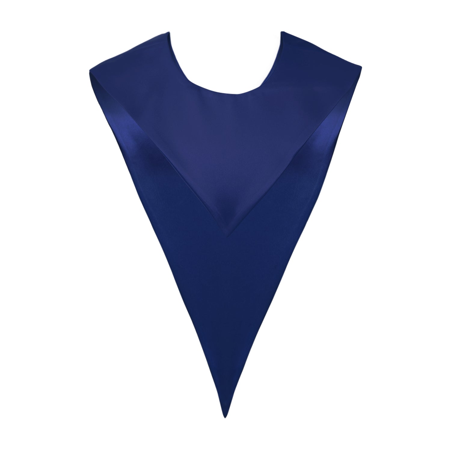Navy Blue Graduation V-Stole by Wholesale Grad Supply
