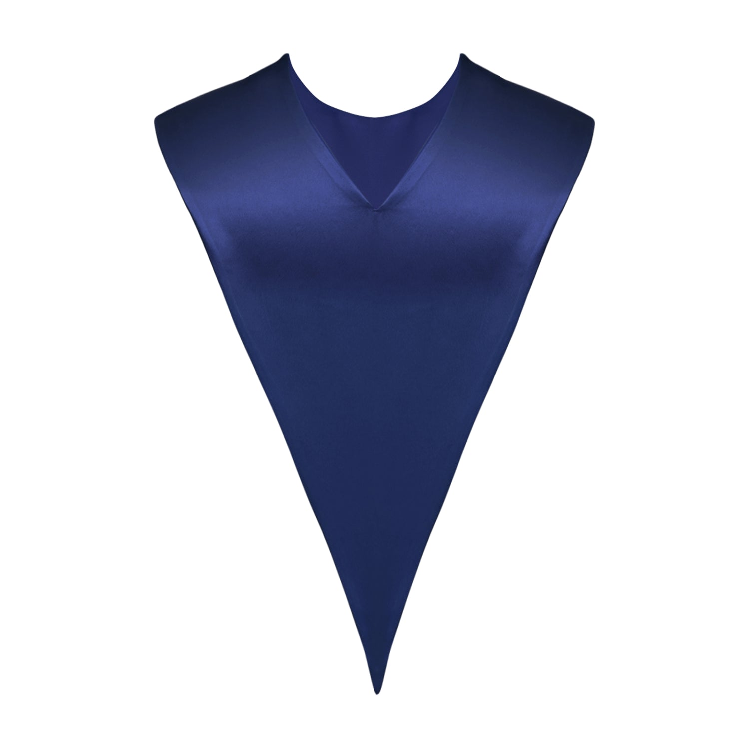 Navy Blue Graduation V-Stole by Wholesale Grad Supply