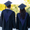 Navy Blue Graduation V-Stole by Wholesale Grad Supply