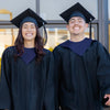 Navy Blue Graduation V-Stole by Wholesale Grad Supply