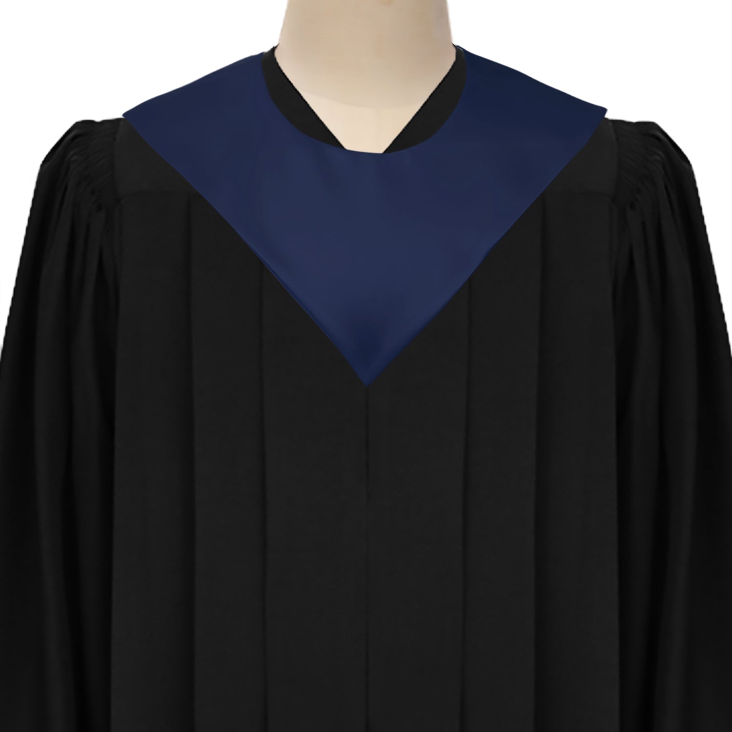 Navy Blue Graduation V-Stole by Wholesale Grad Supply