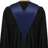 Navy Blue Graduation V-Stole by Wholesale Grad Supply