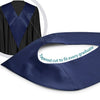 Navy Blue Graduation V-Stole by Wholesale Grad Supply
