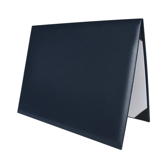 Navy Blue Plain Diploma Cover for 8.5" x 11" diploma by Wholesale Grad Supply
