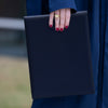 Navy Blue Plain Diploma Cover for 8.5" x 11" diploma by Wholesale Grad Supply