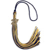 Navy Blue/Gold Mixed Color Graduation Tassel with Gold Bling Charm by Wholesale Grad Supply