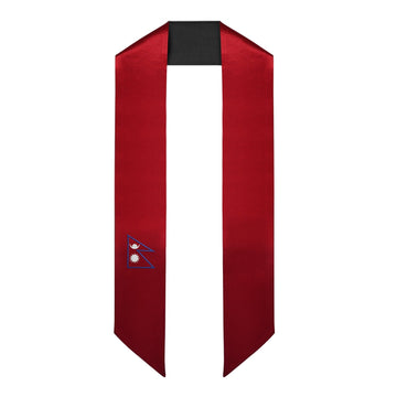 Nepal International Graduation Stole/Sash Study Abroad Graduate by Wholesale Grad Supply
