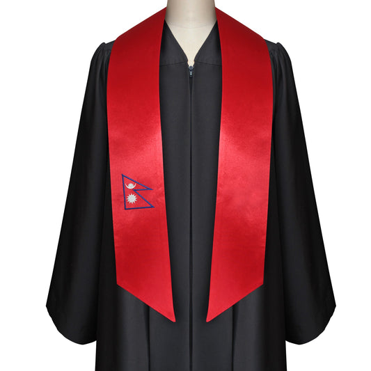 Nepal International Graduation Stole/Sash Study Abroad Graduate by Wholesale Grad Supply