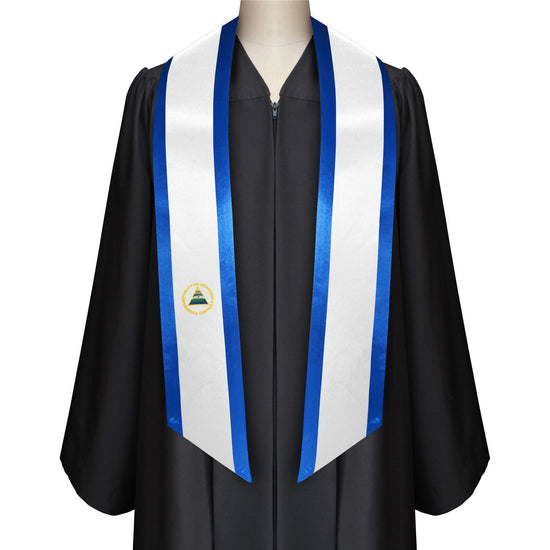 Nicaragua International Graduation Stole/Sash Study Abroad Graduate by Wholesale Grad Supply