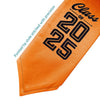 Orange Class of 2025 Graduation Stole/Sash with Classic Tips by Wholesale Grad Supply