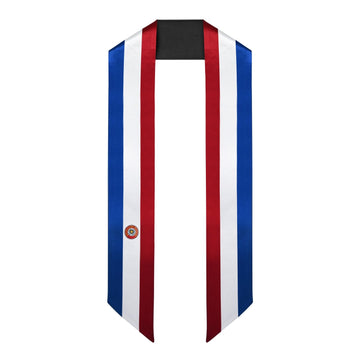 Paraguay International Graduation Stole/Sash Study Abroad Graduate by Wholesale Grad Supply