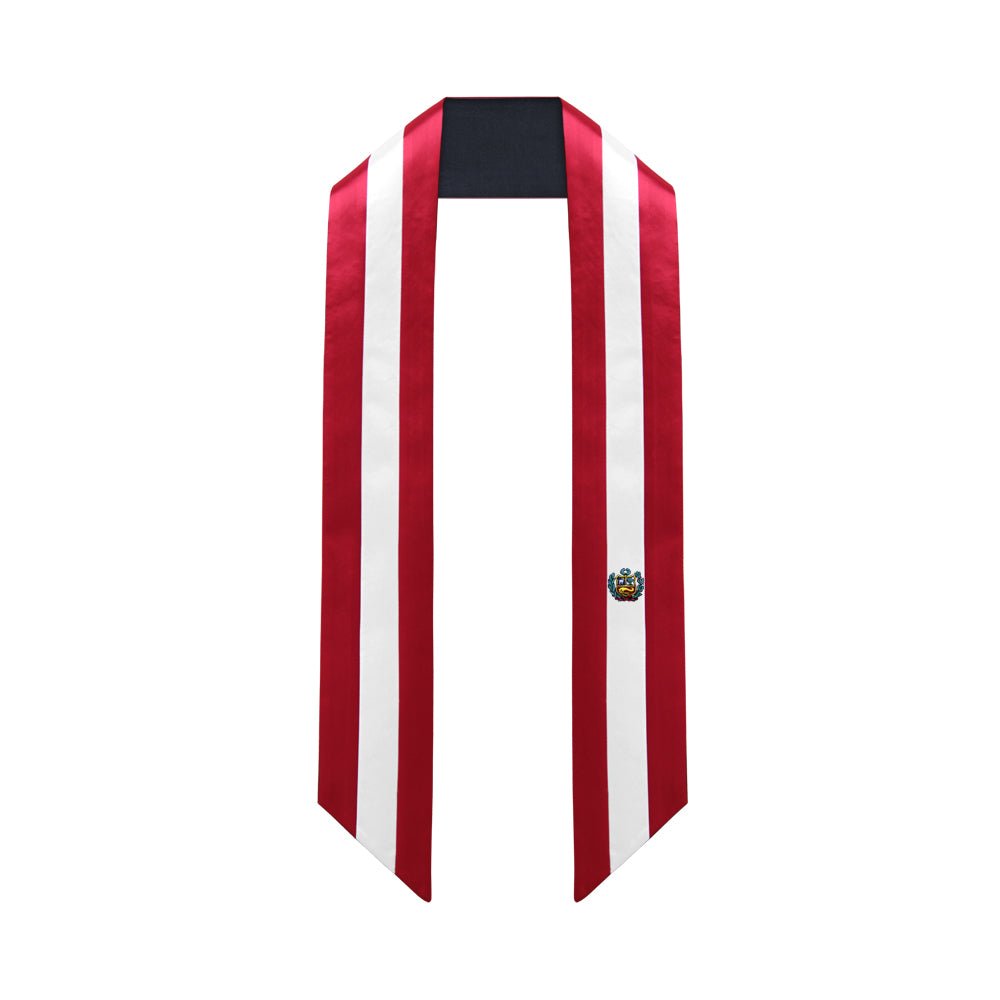 Peru International Graduation Stole/Sash Study Abroad Graduate by Wholesale Grad Supply