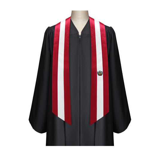 Peru International Graduation Stole/Sash Study Abroad Graduate by Wholesale Grad Supply